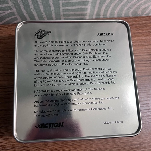 Dale Earnhardt Jr #8 Collectible Gift Set | Shot Glasses + Playing Cards Tin - Picture 4 of 4